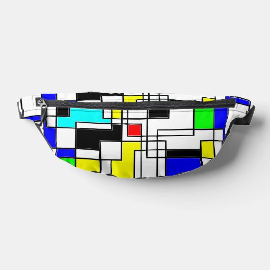 Random Squares Homage to Mondrian Heuptasje (Liggend)