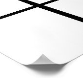 Random Squares Homage to Mondrian Poster (Hoek)