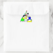 Random Squares Homage to Mondrian Sticker (Tas)