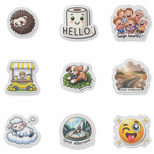 Random Stickers Pack (Voorkant)