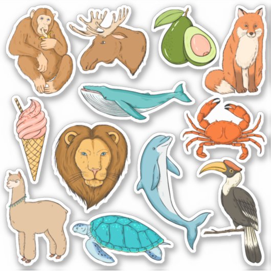 Random Stuff Sticker (Voorkant)