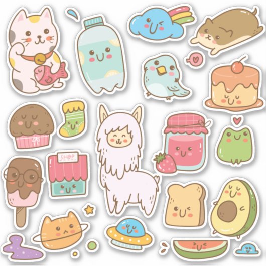 Random Stuff Sticker (Voorkant)