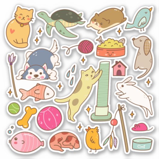 Random Stuff Sticker (Voorkant)