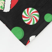Random Sugar Skull Santa Fleece Blanket (Hoek)