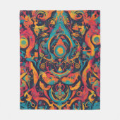 Random Surreal Dream Fleece Deken (Voorkant)