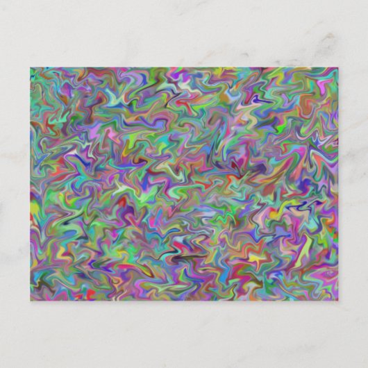 Random Swirl Briefkaart (Voorkant)