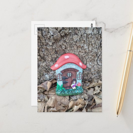 Random Things Found in the Woods Briefkaart (Voorkant / Achterkant in situ)