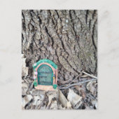 Random Things Found in the Woods Fairy Door Briefkaart (Voorkant)