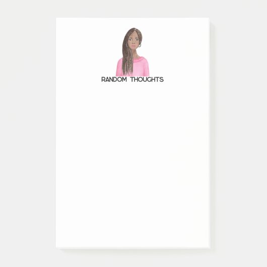Random Thoughts-notities Post-it® Notes (Voorkant)