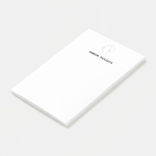 Random Thoughts Post-it Notes (Schuin)