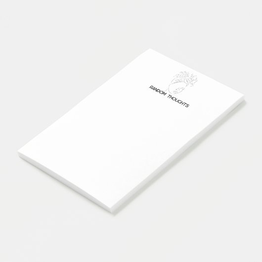 Random Thoughts Post-it Notes (Schuin)