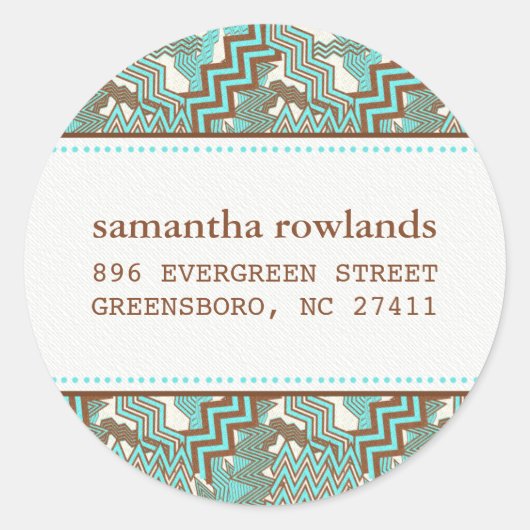 Random Zig Zag Stickers (Voorkant)