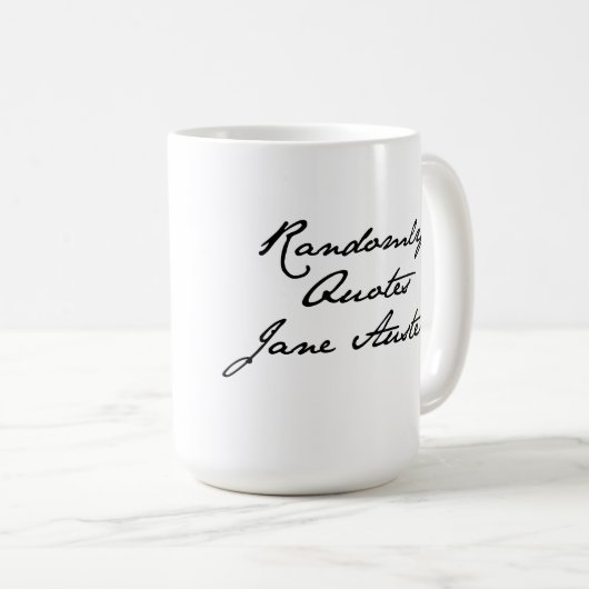 Randomly citeert Jane Austen Mok (Voorkant rechts)