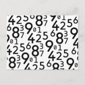 RANDOMNUMMERS FRACTIES WISKUNDE ARITHMETISCHE LEAR BRIEFKAART (Voorkant)