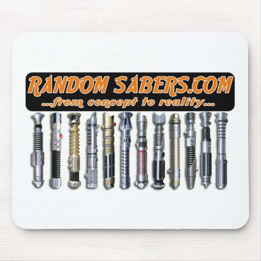 Randomsabers Mouspad Muismat (Voorkant)