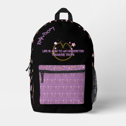 Randow Print Cut Naaien Rugzak (Voorkant)