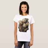 Randstad Goud ABSTRACTE KUNST Statement Design T-shirt (Voorkant volledig)