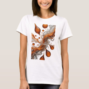 Randsted Orange ABSTRACTE KUNST Maatwerk T-shirt