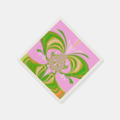 Randstedige Roze Chic Motief Servetten (Hoek)