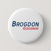 Randy Brogdon Gouverneur Button (Voorkant)