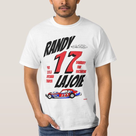 Randy Lajoie SNYRA Danbury Fair Racearena 1-Side V T-shirt (Voorkant)