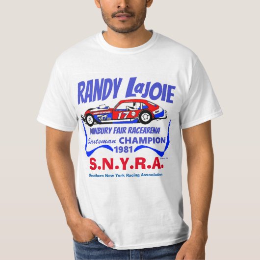 Randy Lajoie SNYRA Danbury Fair Racearena 1-SidedC T-shirt (Voorkant)