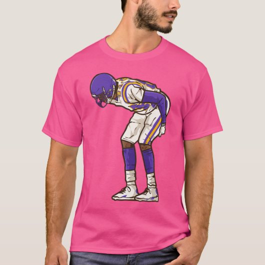 Randy Moss Mooning Cartoon T-shirt (Voorkant)