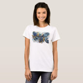 Randy Navy DROOM GROOT Print T-shirt (Voorkant volledig)