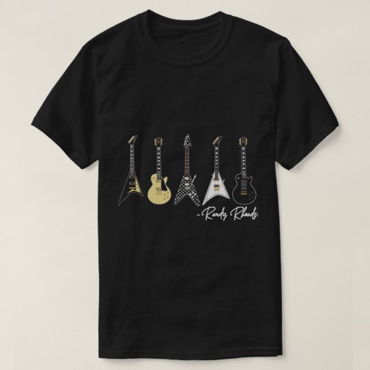 Randy Rhoads cadeautjes voor blikken, voor mannen  T-shirt (Design voorkant)