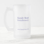 Randy Stoat Frosted Mok (Links)