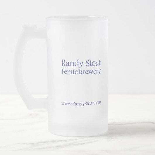 Randy Stoat Frosted Mok (Links)