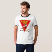 Randy the Safety Raccoon T-shirt (Voorkant volledig)