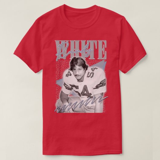 Randy White Retro Fan Gift Design T-shirt (Design voorkant)