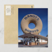 Randy's Donuts California Architecture Briefkaart (Voorkant / Achterkant)