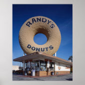 Randy's Donuts California, Middeleeuwse Modern Poster (Voorkant)