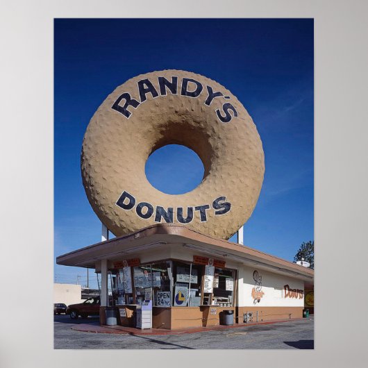 Randy's Donuts California, Middeleeuwse Modern Poster (Voorkant)