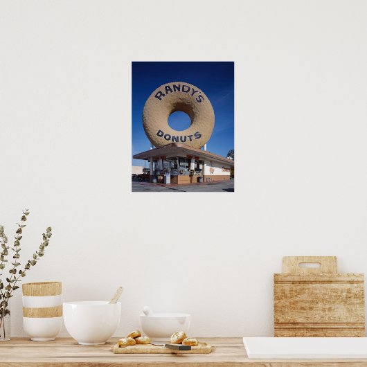 Randy's Donuts California, Middeleeuwse Modern Poster (Keuken)