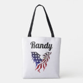 Randy's Eagle Tote Bag (Achterkant)