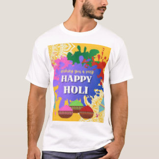 Rang Barse - Laten we Holi spelen T-shirt