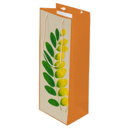 'Rang De Basanti' op een cadeauzak Wijn Cadeautas