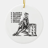 Rang met 3 vaten 2 hart 1 droommagneet keramisch ornament (Voorkant)