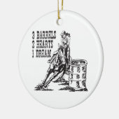 Rang met 3 vaten 2 hart 1 droommagneet keramisch ornament (Links)