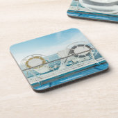 Rang van een cruiseschip drankjes onderzetter (Linkerzijde)