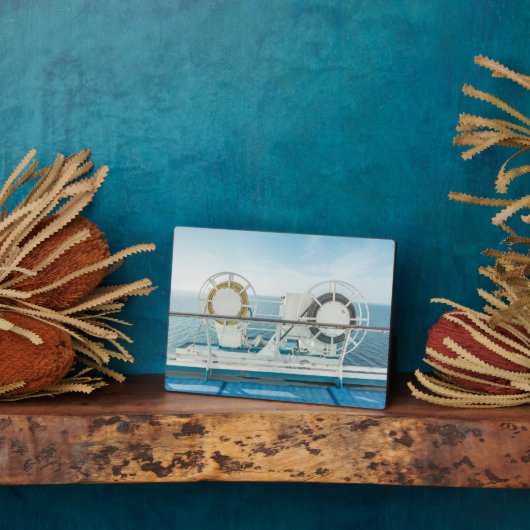 Rang van een cruiseschip fotoplaat (Zijkant)