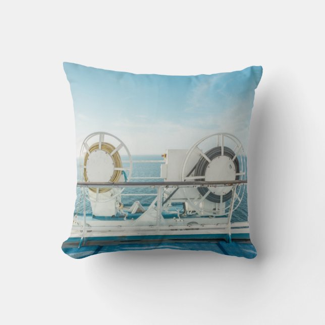 Rang van een cruiseschip kussen (Voorkant)