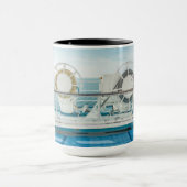 Rang van een cruiseschip mok (Midden)