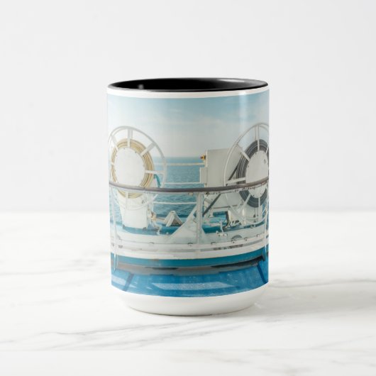 Rang van een cruiseschip mok (Midden)