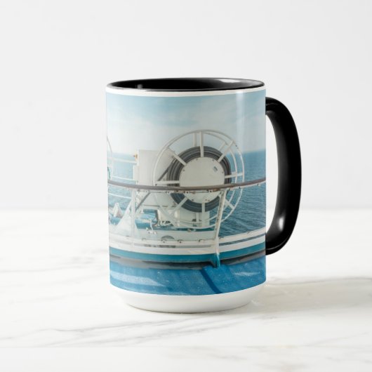 Rang van een cruiseschip mok (Voorkant rechts)