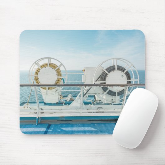 Rang van een cruiseschip muismat (Met muis)