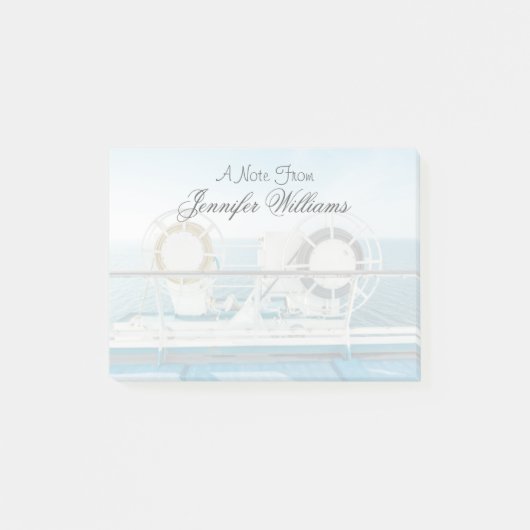 Rang van een cruiseschip post-it® notes (Voorkant)